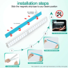 40LED Under Cabinet Lights, Motion Sensor Closet Light, USB Stick-On Anywhere Magnetic Night Light Bar, Under Counter Light for Bedroom, Wardrobe, Hal