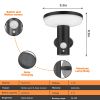 Inowel Solar Outdoor Wall Light Dusk to Dawn LED Lantern IP44 1960