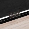 48'' Ottoman with Storage for Bedroom Upholstered Storage Benches Wood JOY End of Bed Bench (Dark Gray)