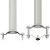 Patio Retractable Side Awning 39.4"x118.1" Black