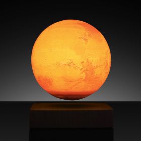 Levitation Moon Lamp;  Floating Moon Lamp;  Magnetic Leviting Moon Lamp;  Earth Lamp;  Table Lamp;  unique gift (type: Mars)